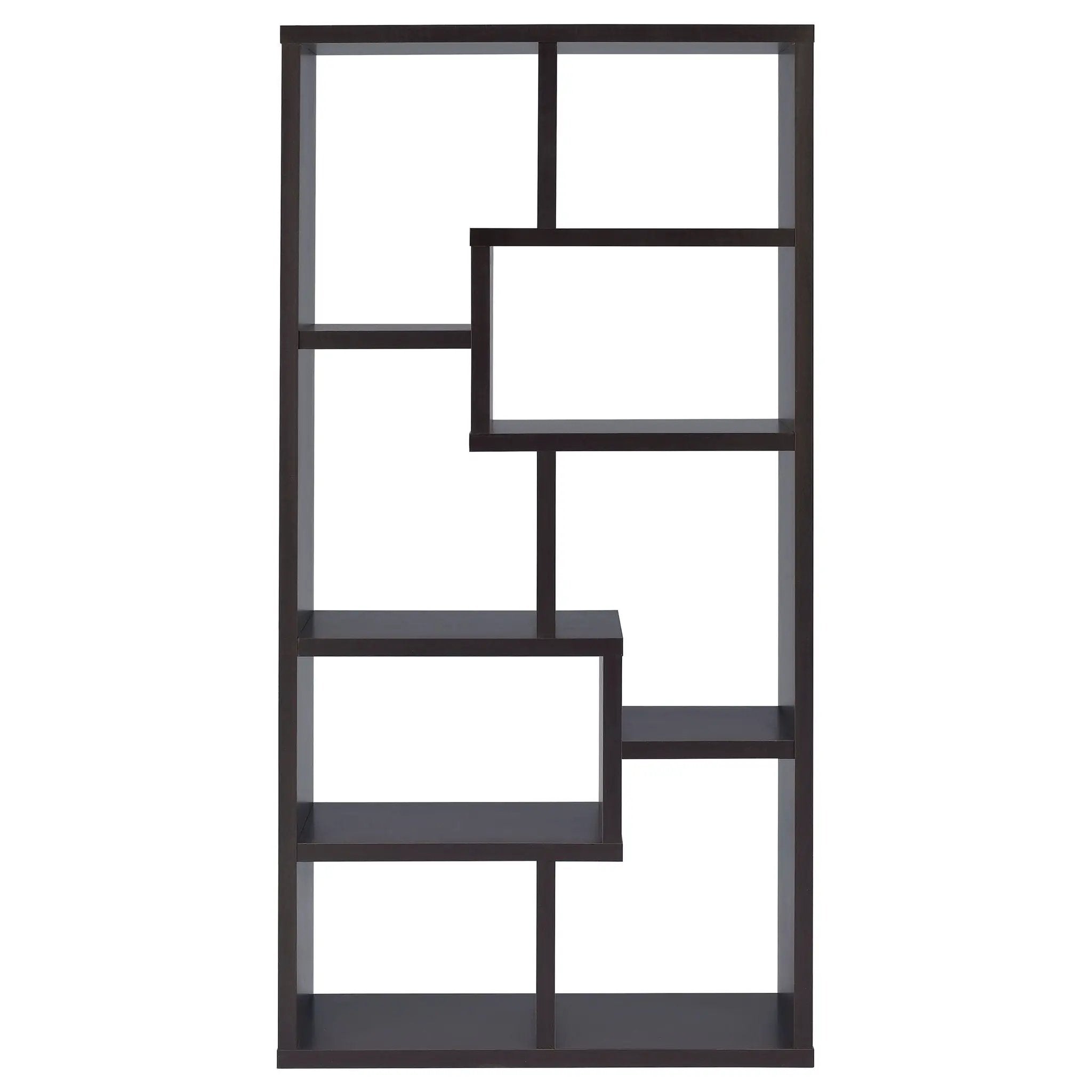 Theo 71-inch 6-shelf Bookshelf Cappuccino by Unique Piece Furniture