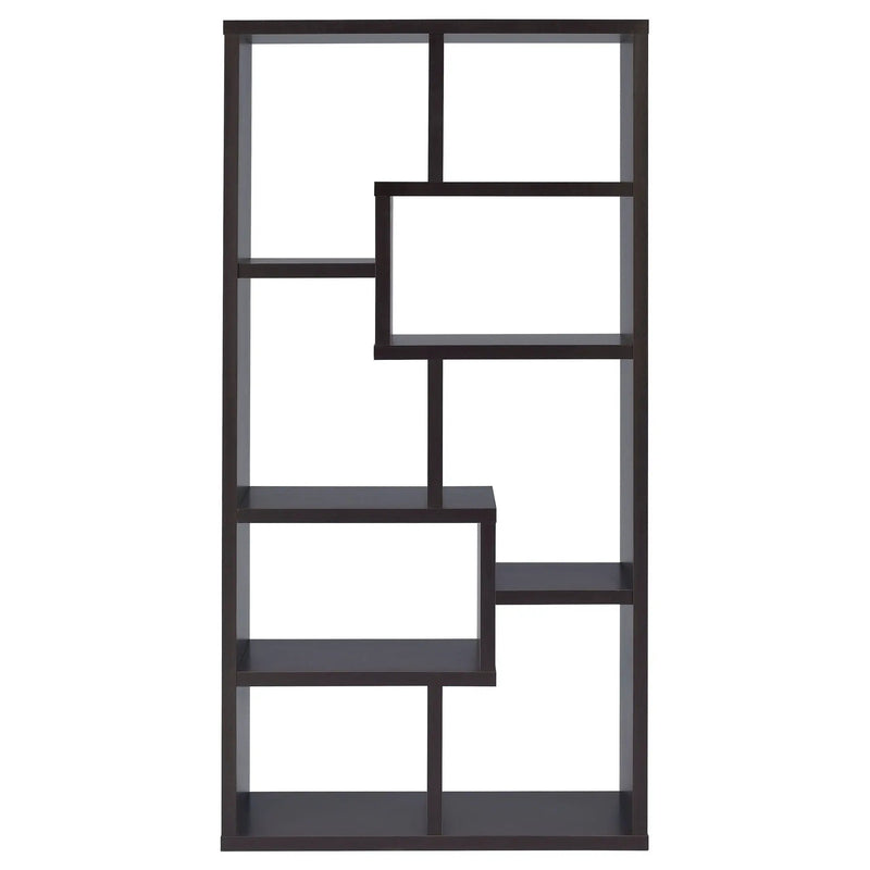 Theo 71-inch 6-shelf Bookshelf Cappuccino by Unique Piece Furniture