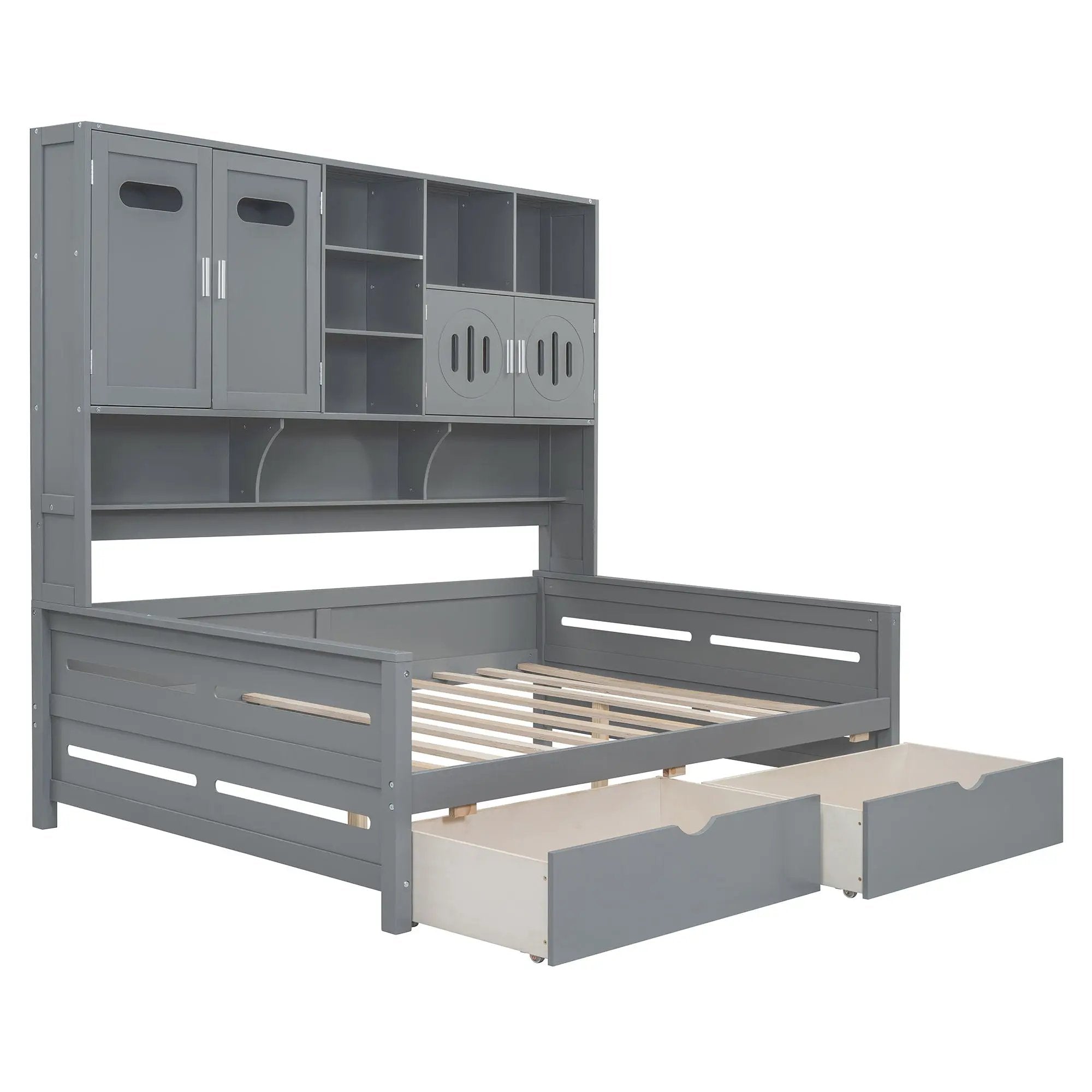 Daybed With All-In-One Cabinet And Shelf by Unique Piece Furniture