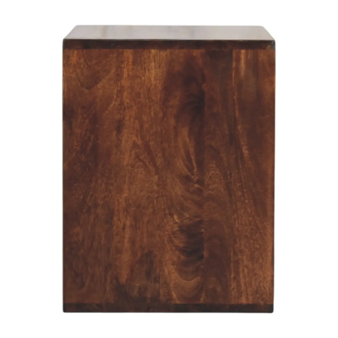 Solid Wood Solis California Side Table, Open Storage by HouseOfZazla