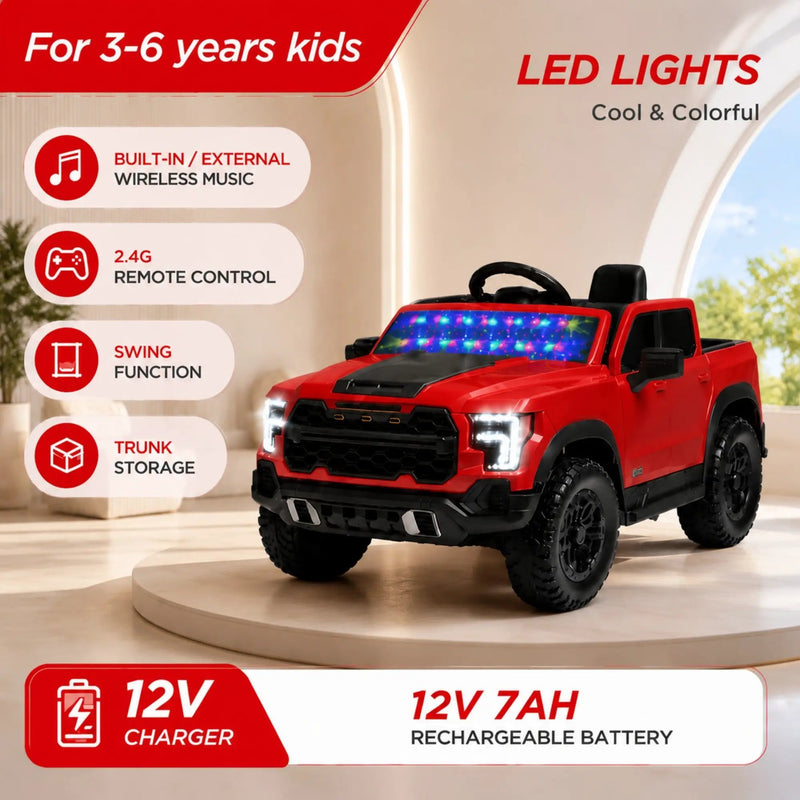 12V Kids Ride-On Car with Remote Control by HouseOfZazla
