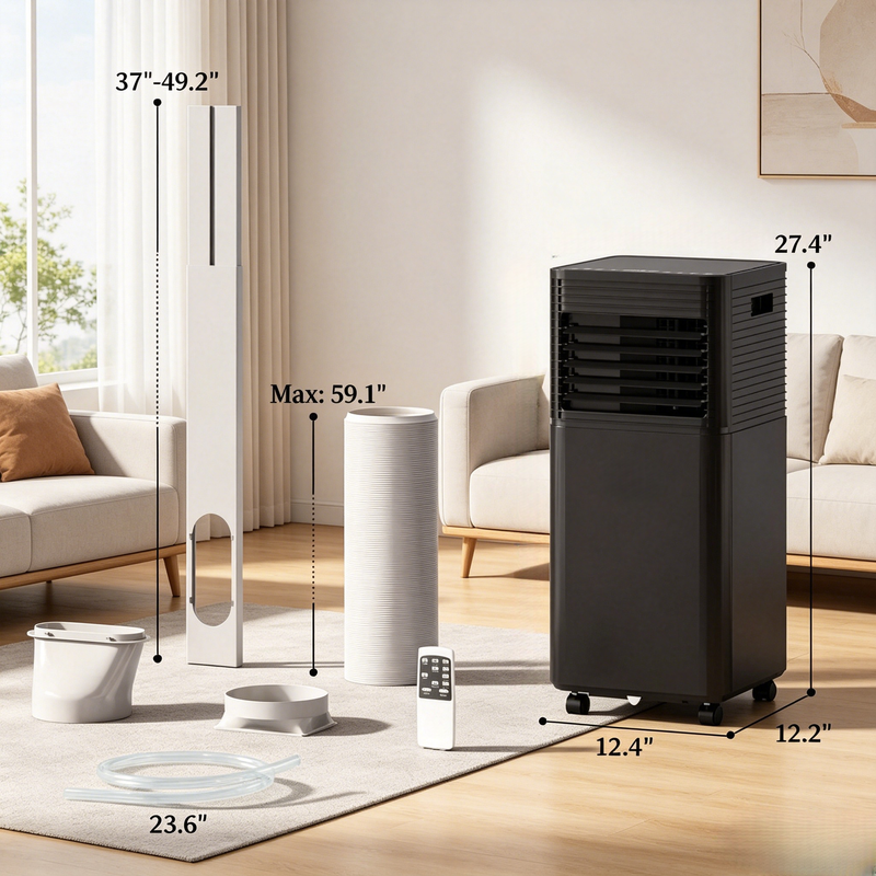 Modern Mobile Air Conditioner with Wheels by HouseOfZazla
