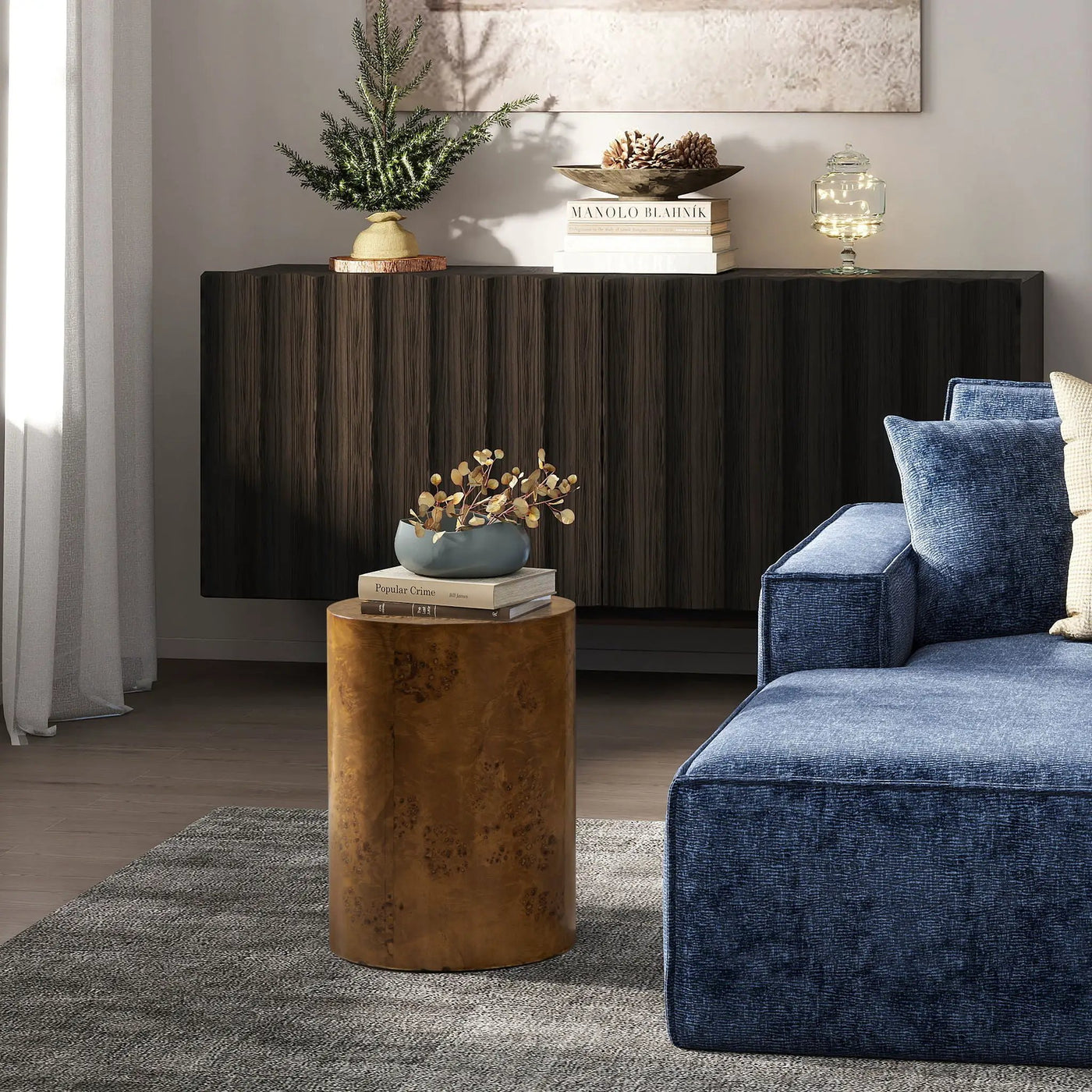 Nebula - Accent Pillar Side Table by HouseOfZazla