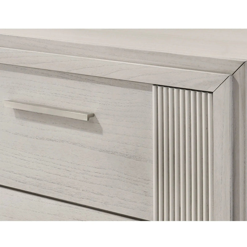 4 Drawer Tall Storage Chest Furniture - White by HouseOfZazla