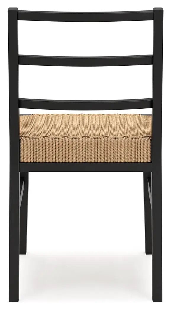 Isanti - Dining Room Side Chair (Set of 2) - Light Brown / Black by Unique Piece Furniture