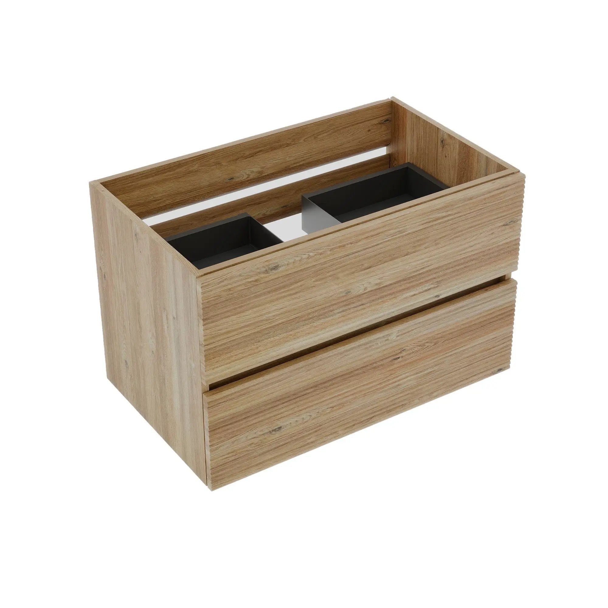Grace 30 Rough Oak Bathroom Vanity by HouseOfZazla
