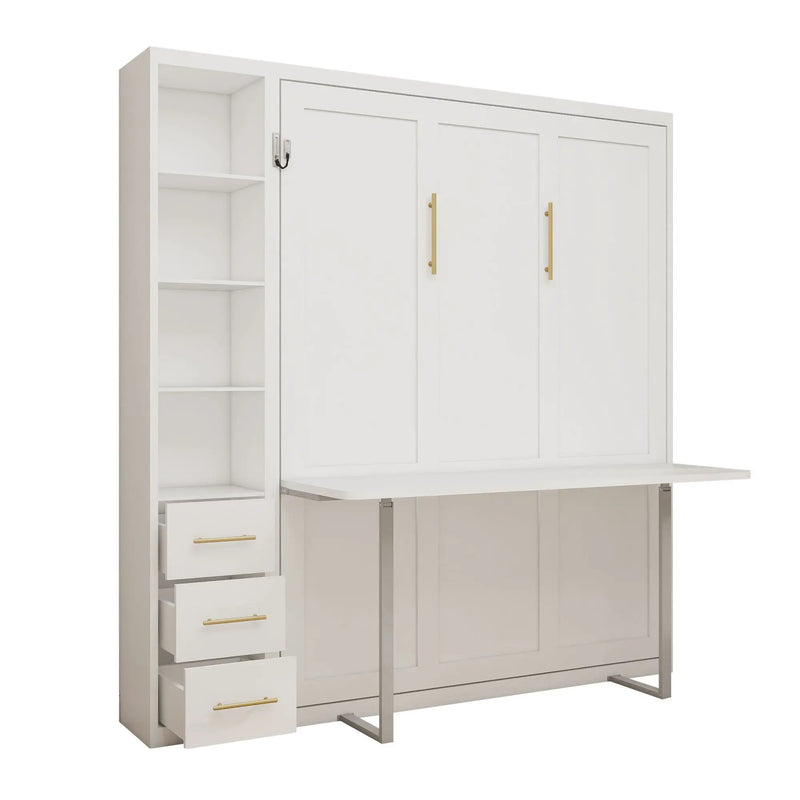 Folding Vertical Murphy Wall Bed by HouseOfZazla