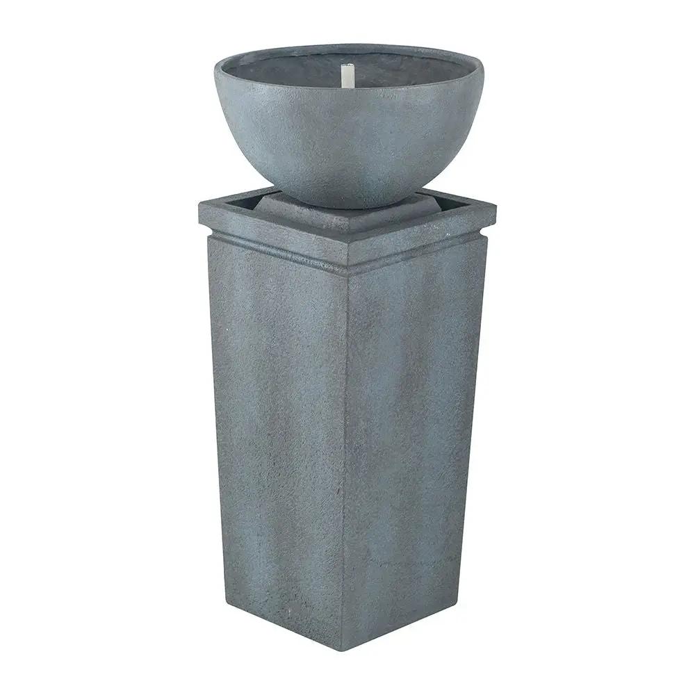 Zen Bowl Water Fountain, Outdoor Bird Feeder / Bath Fountains, Relaxing Water Feature For Garden by HouseOfZazla
