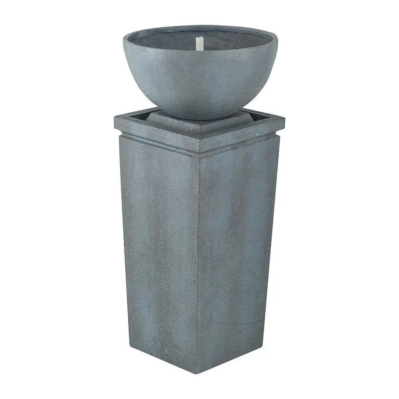 Zen Bowl Water Fountain, Outdoor Bird Feeder / Bath Fountains, Relaxing Water Feature For Garden by HouseOfZazla