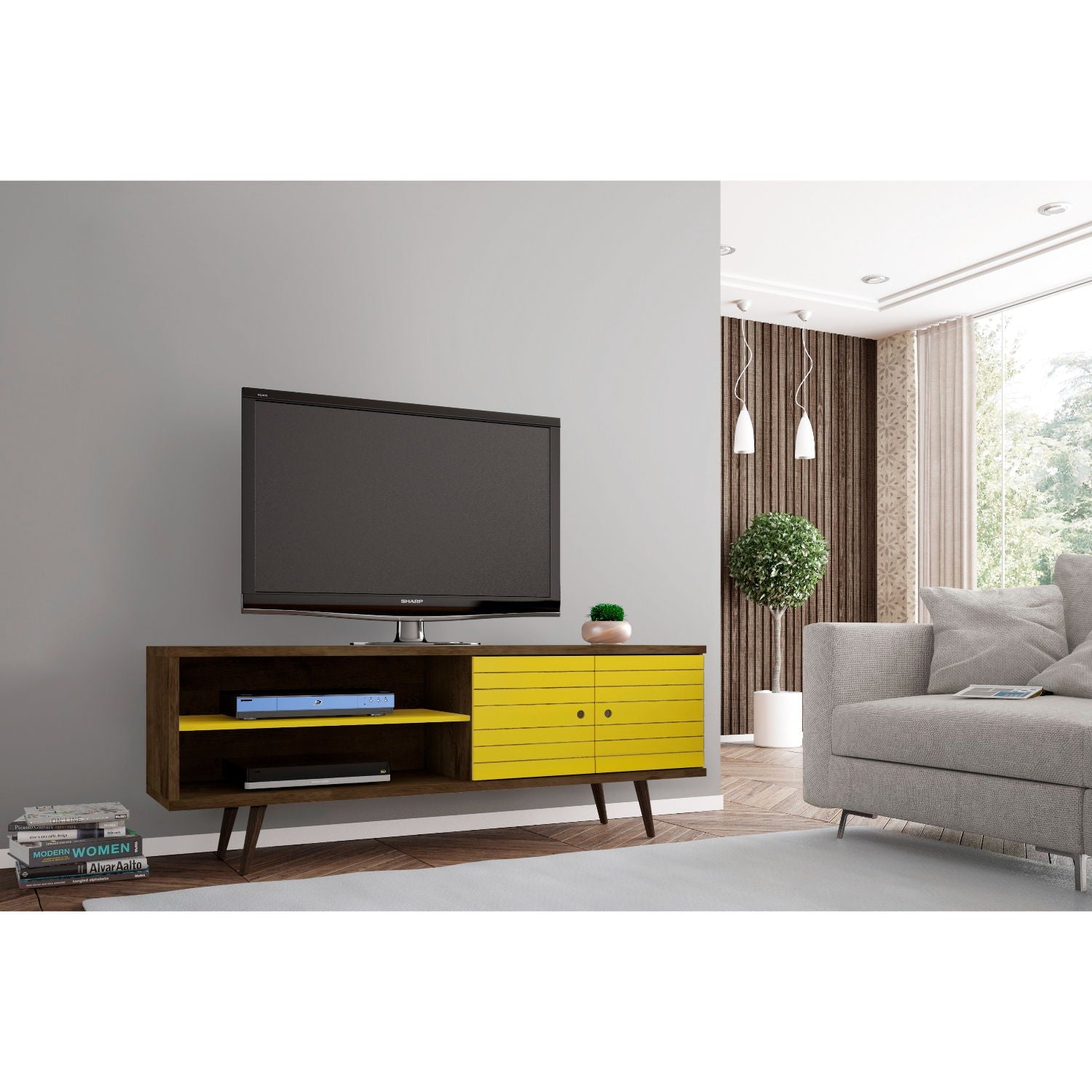 Liberty - Freestanding Design TV Stand by HouseOfZazla