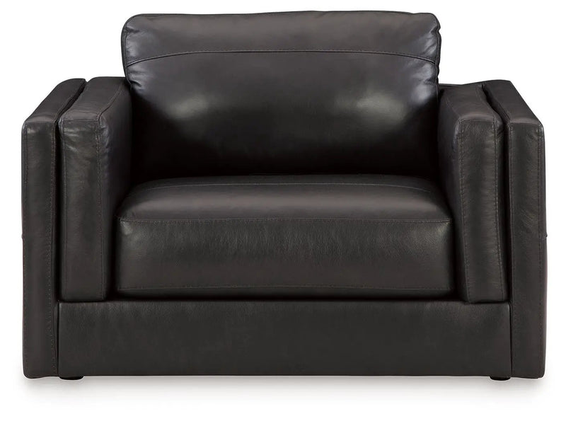 Amiata - Chair And A Half - Onyx by Unique Piece Furniture
