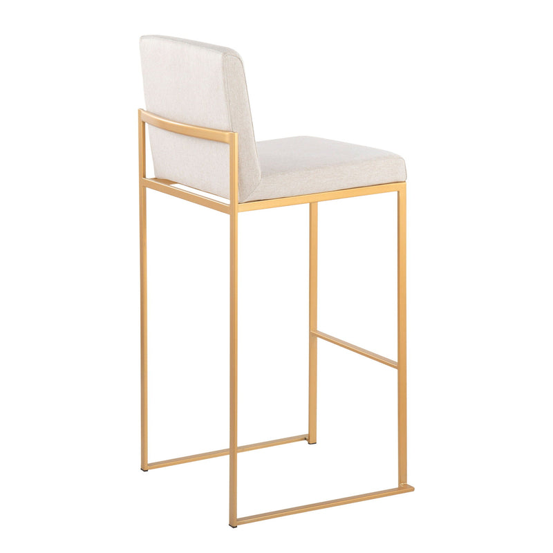 Fuji - Contemporary Design High Back Barstool by Unique Piece Furniture