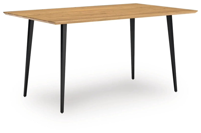 Gretlynn - Rectangular Dining Room Table - Black / Natural by Unique Piece Furniture