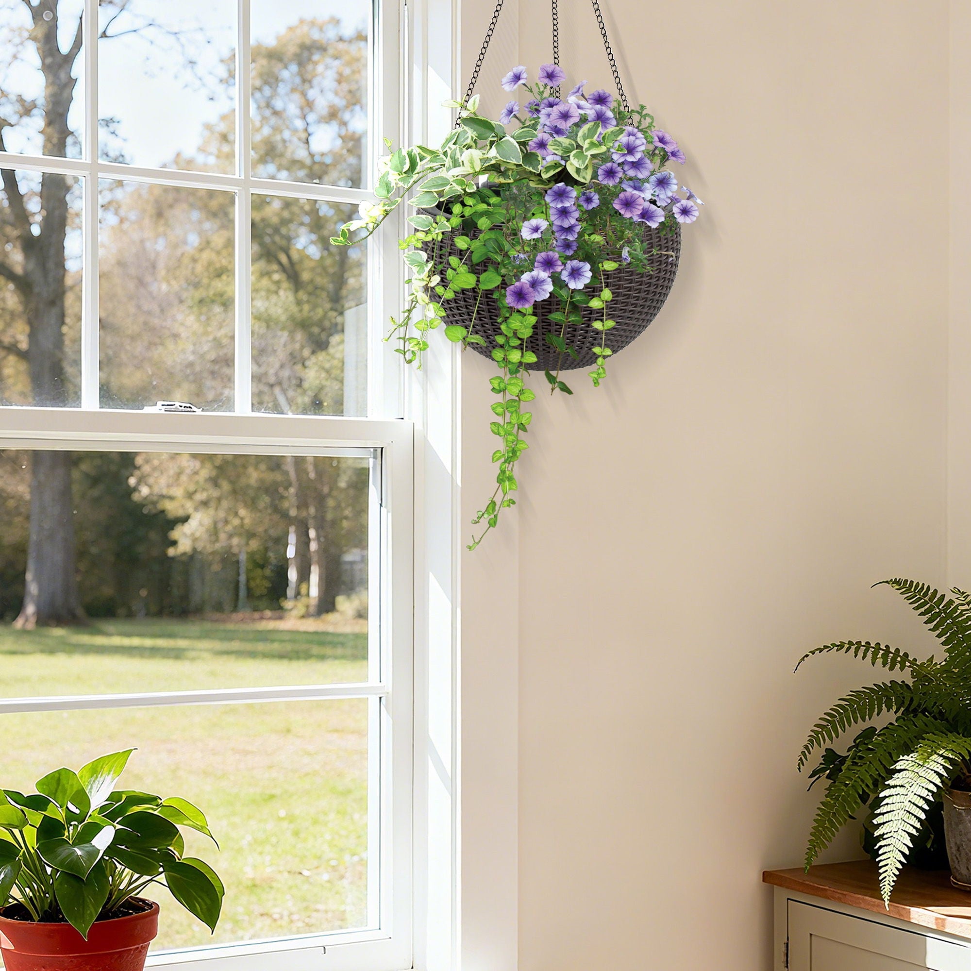 Self Watering Hanging Planter by HouseOfZazla
