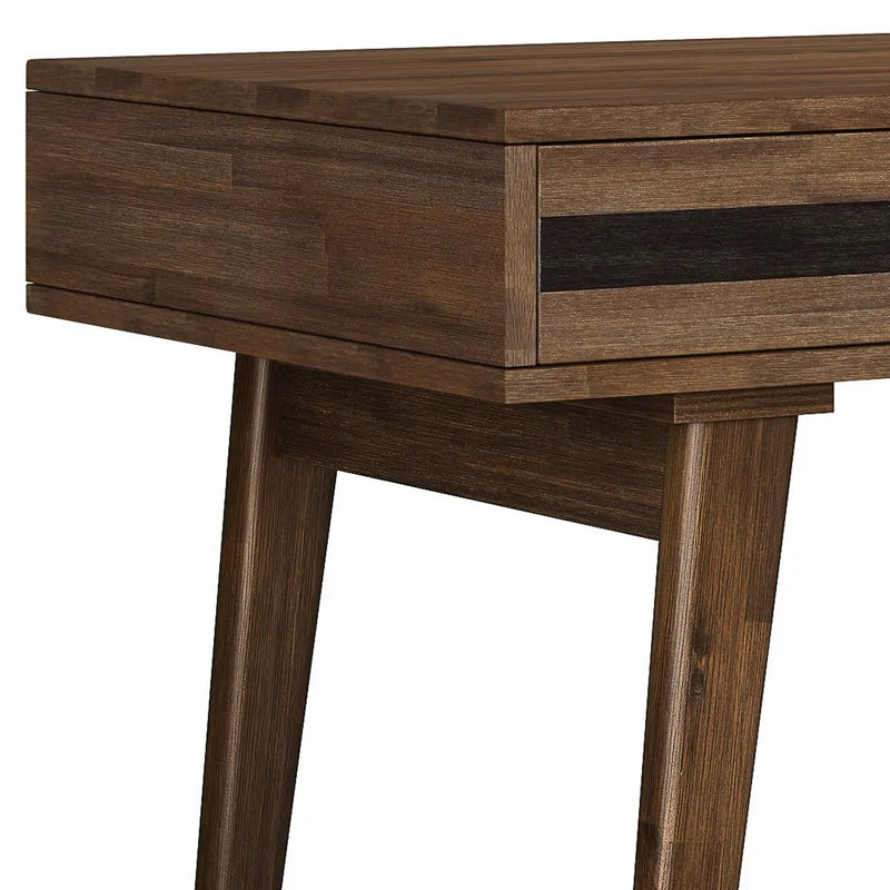 Clarkson - Desk - Rustic Natural Aged Brown by HouseOfZazla