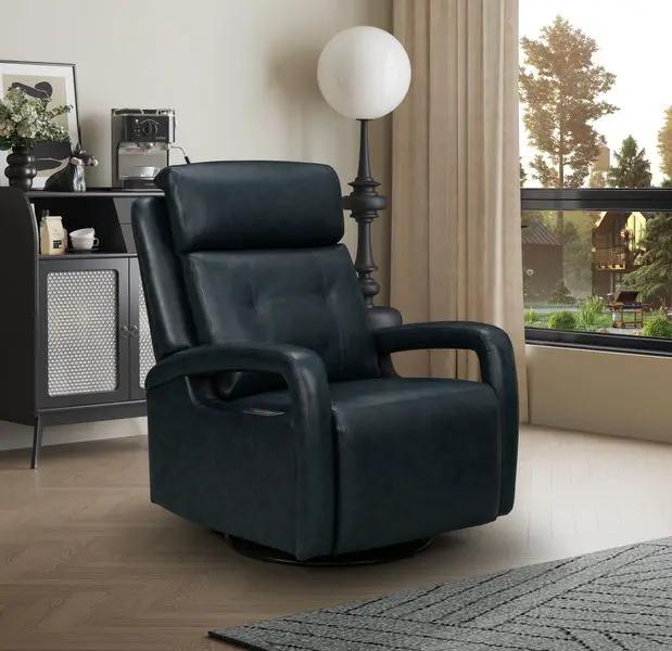 Gilbert - Power Swivel Glider Recliner With Power Recline, Power Headrest And Power Lumbar by Unique Piece Furniture