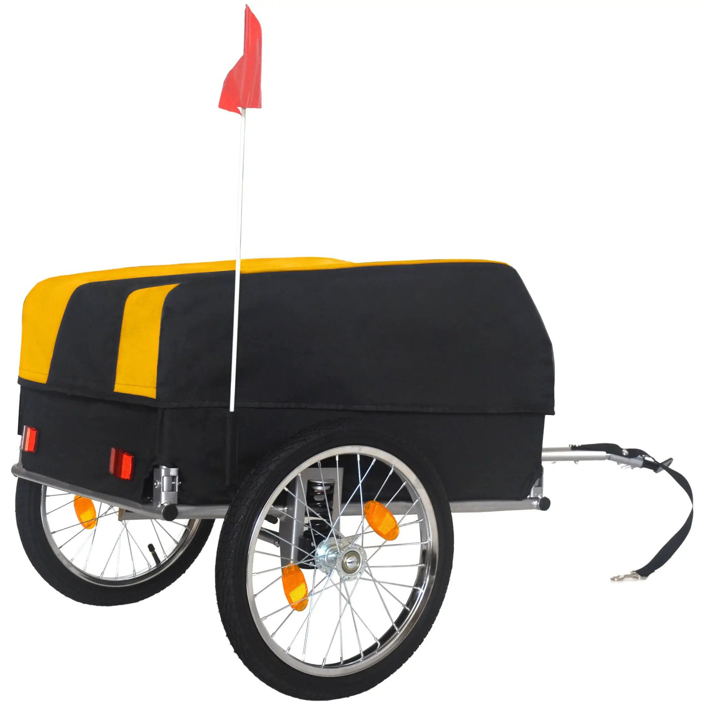 Heavy-Duty Bike Cargo Trailer with Removable Waterproof Cover by HouseOfZazla