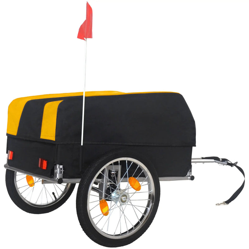 Heavy-Duty Bike Cargo Trailer with Removable Waterproof Cover by HouseOfZazla
