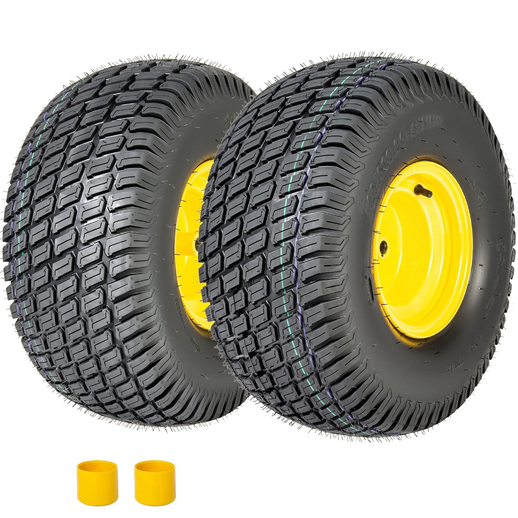 Set of 2 Lawn Mower Tires and Wheel Assembly by HouseOfZazla