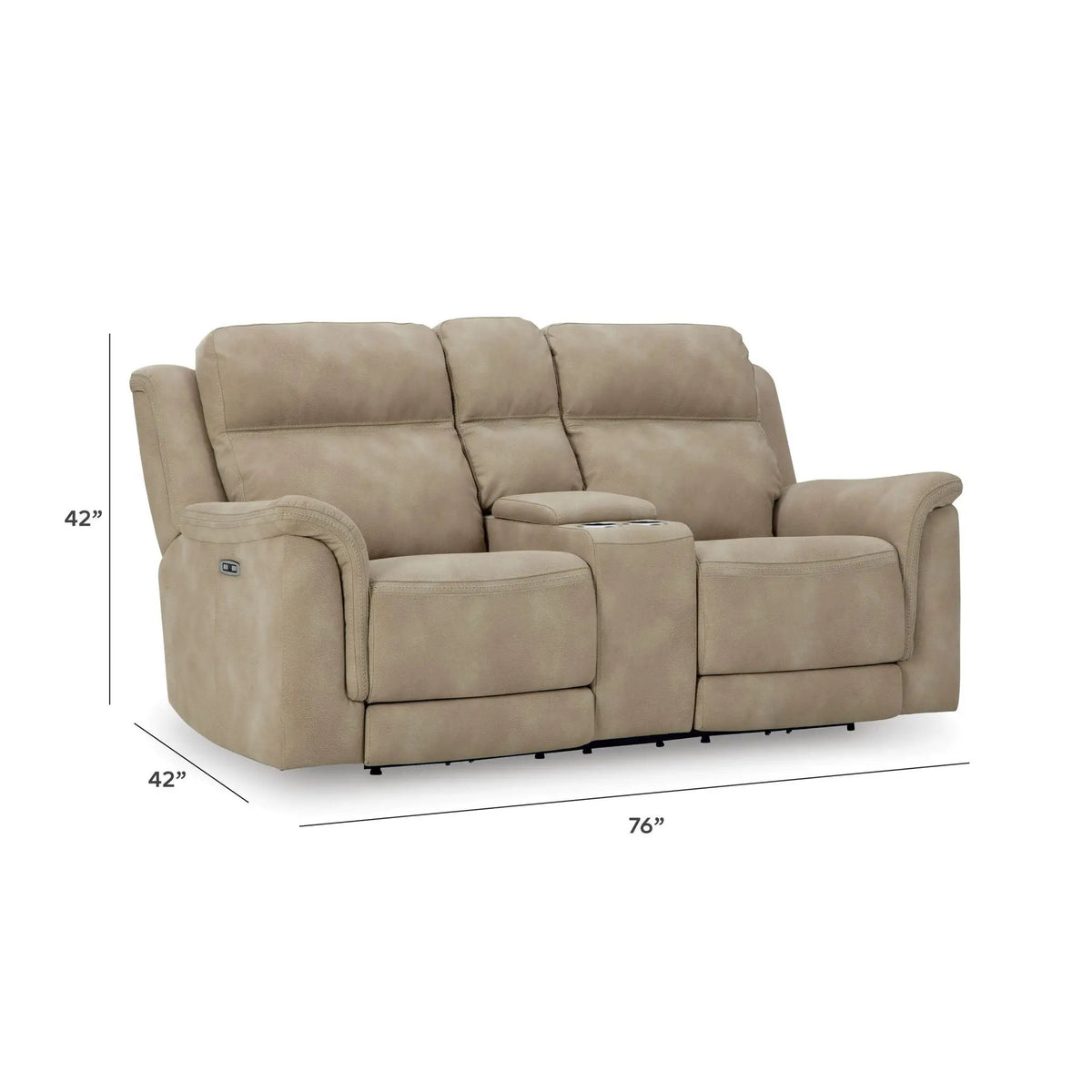 Next-Gen Durapella - Reclining Power Loveseat With Console, photo 5 of 14