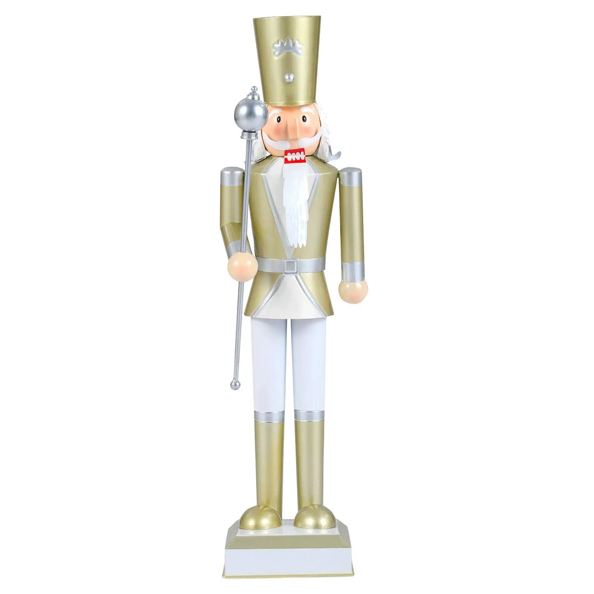 32.5 Inch Christmas Nutcracker with High Hat and Beautiful Scepter by DirectDeals