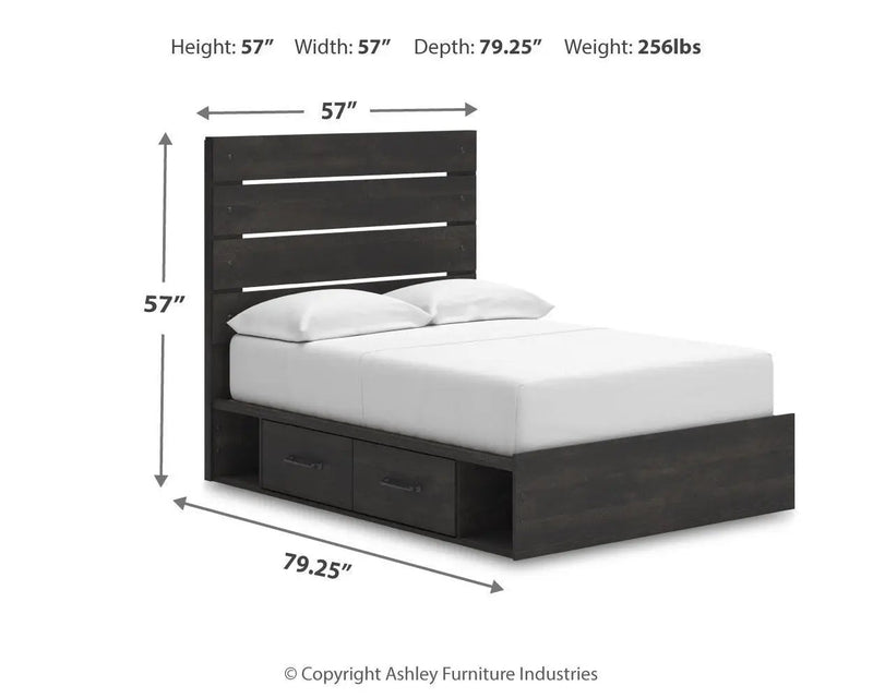 Hollivern - Panel Bed With Storage by Unique Piece Furniture