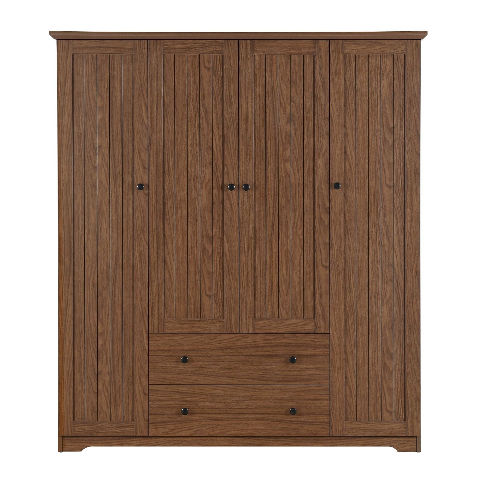 4 Door Wardrobe Armoire With 2 Drawers by HouseOfZazla