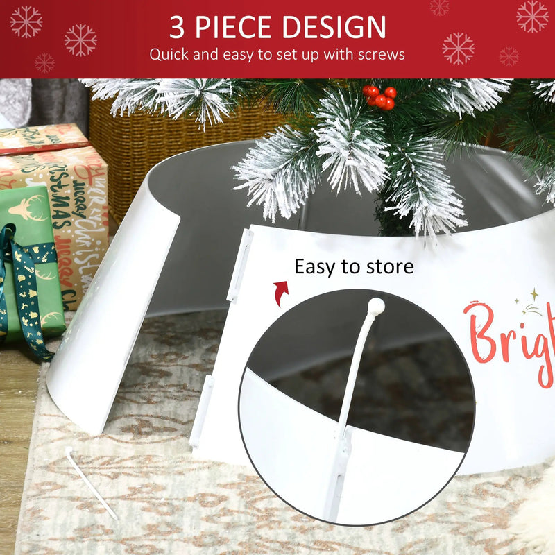 HOMCOM 26 Inch Christmas Tree Collar Ring, Stand Cover for Decor by HouseOfZazla