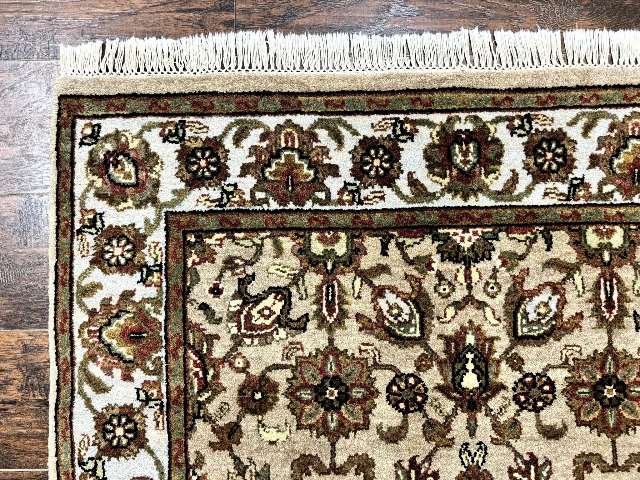 Pak Persian Rug 4x6, Floral Allover Vintage Oriental Carpet, Handmade Wool Rug by Jewel Rugs