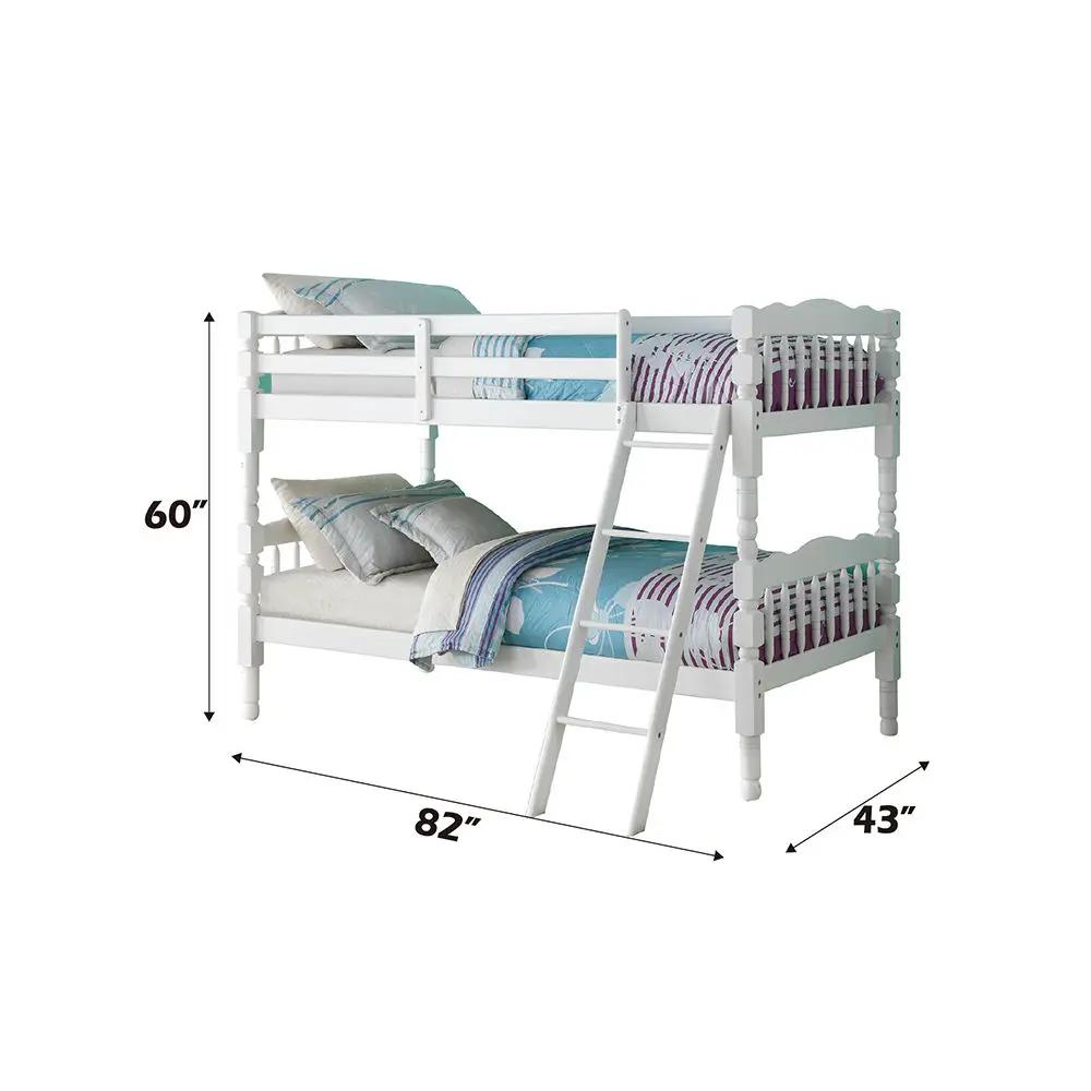 Homestead - Twin Over Twin Bunk Bed - White by Unique Piece Furniture