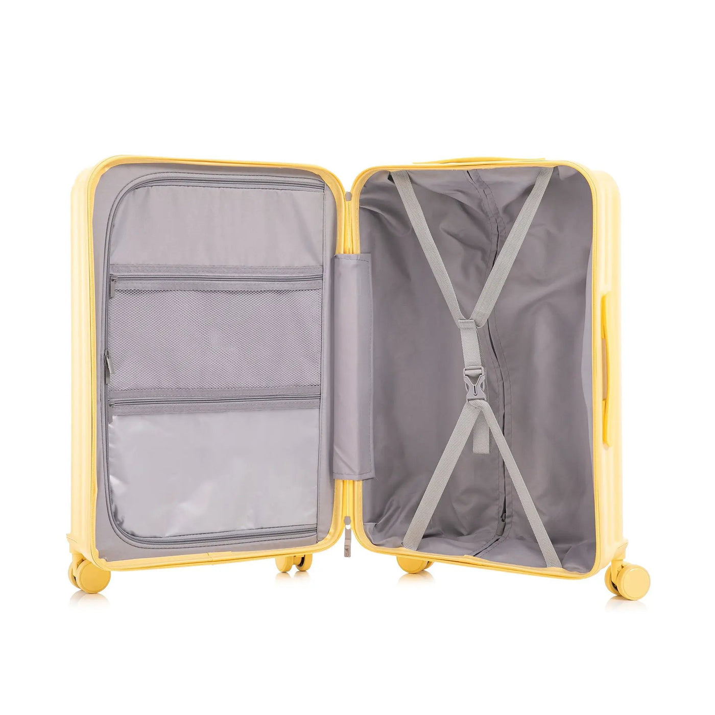 20" / 24" / 28" 3 Pieces / Set Spinner Wheel Luggage, Carry On Suitcase, With Cup Holder & USB Port & Phone Holder by HouseOfZazla