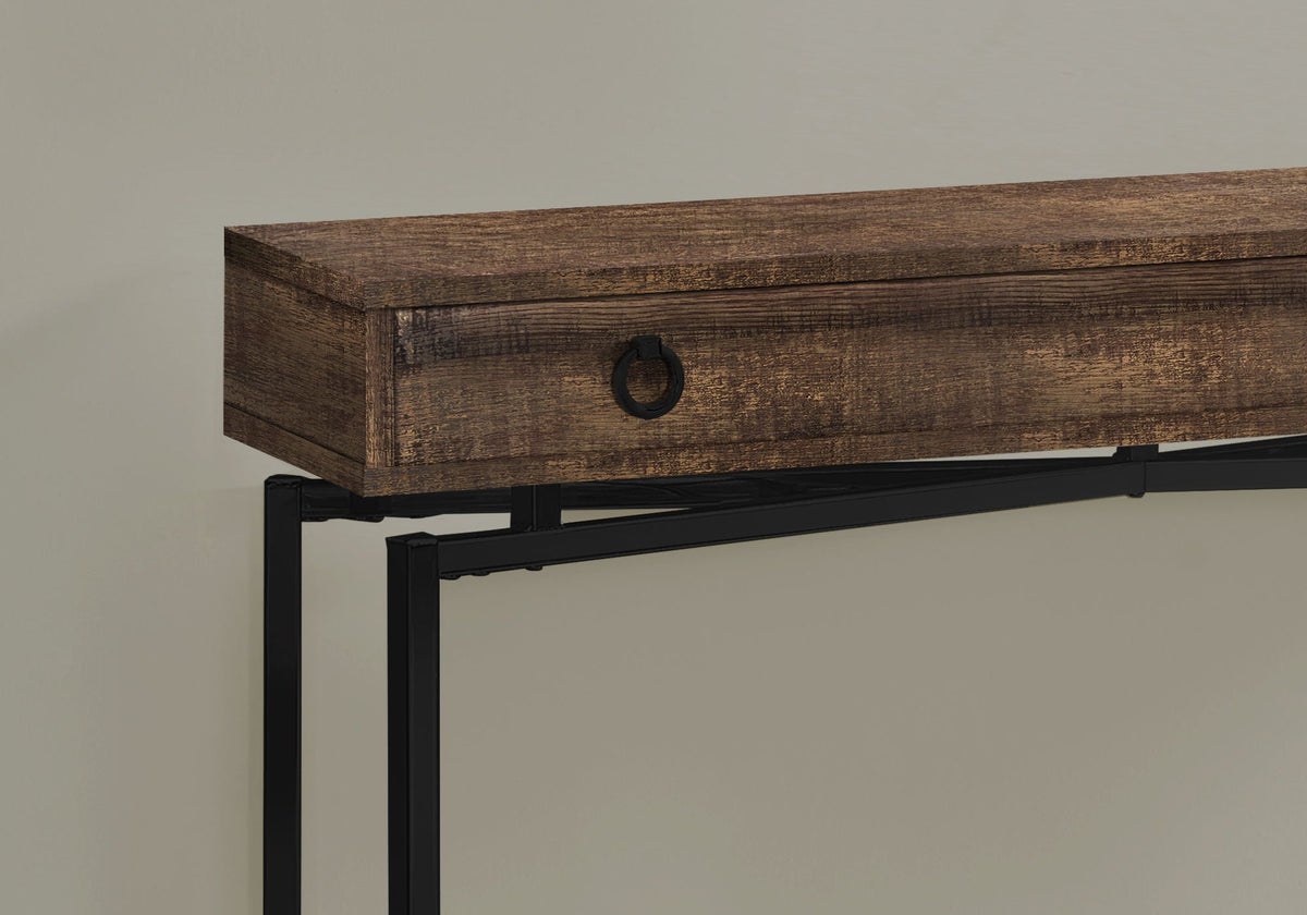 Accent Console Table with Functional Storage Drawer - Light Brown, Dark Brown, or Dark Gray, photo 5 of 12