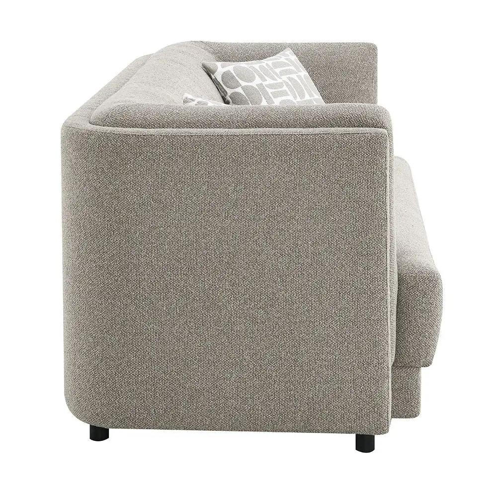 Glenda - Sofa With 3 Pillows - Gray Chenille by Unique Piece Furniture