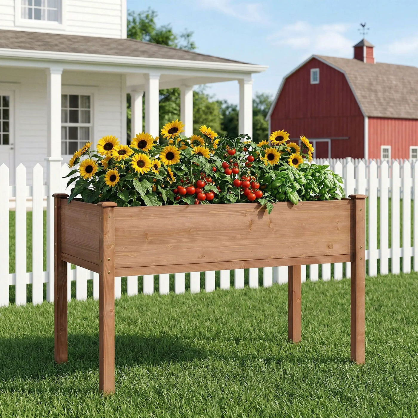 Elevated Raised Garden Bed For Outdoor by HouseOfZazla