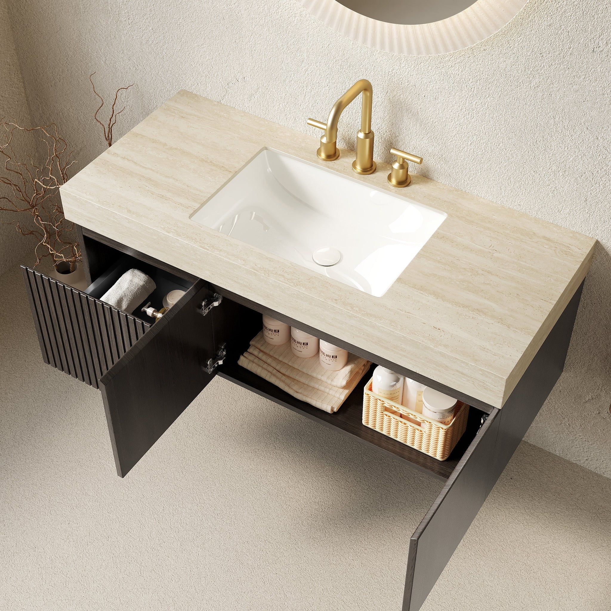MURI 48" Bathroom Vanity & Sink by HouseOfZazla