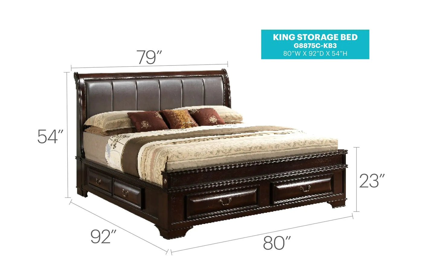 Lavita - Storage Bed by HouseOfZazla