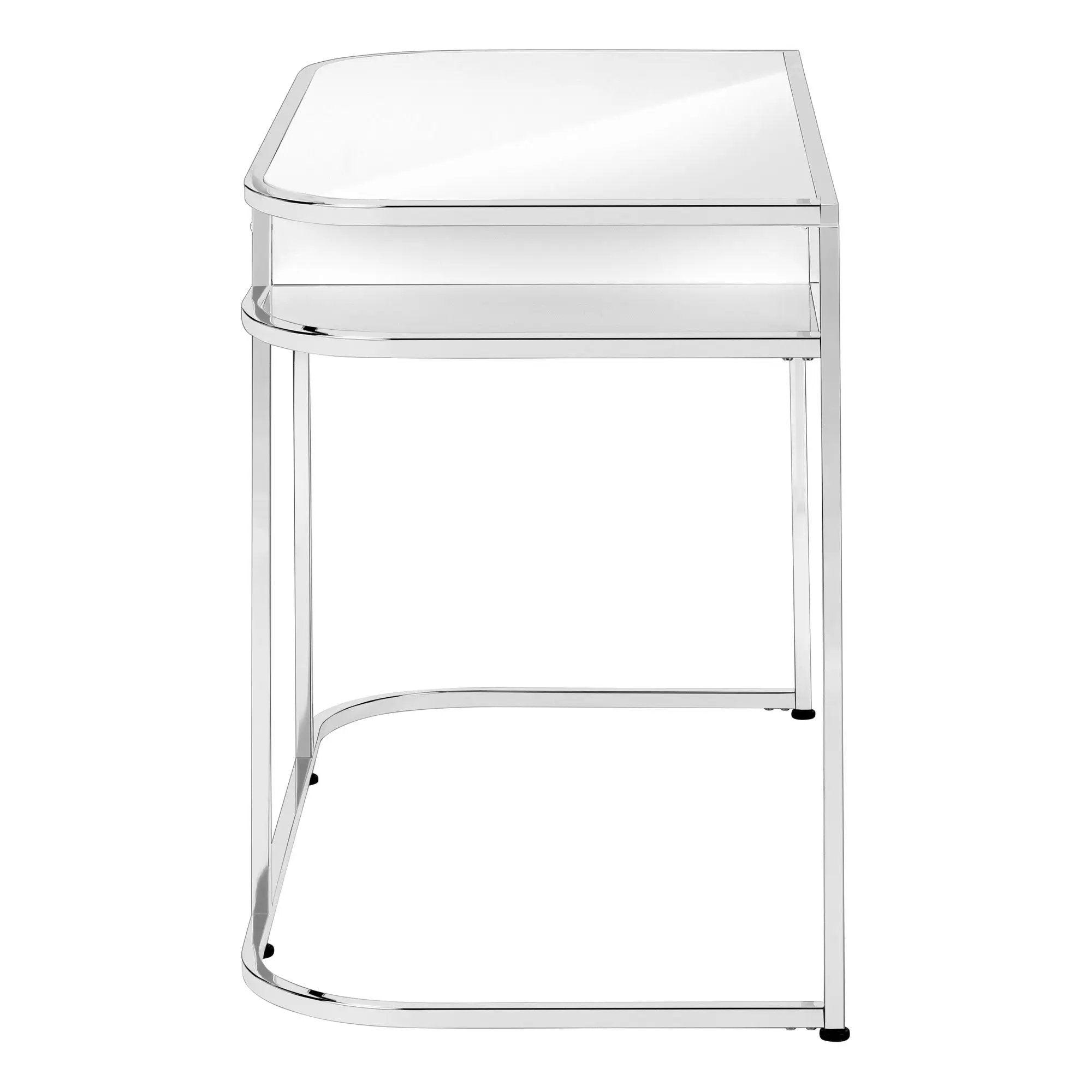Computer Desk For Home Office, Laptop, Storage Drawers, Contemporary And Modern - White by Unique Piece Furniture