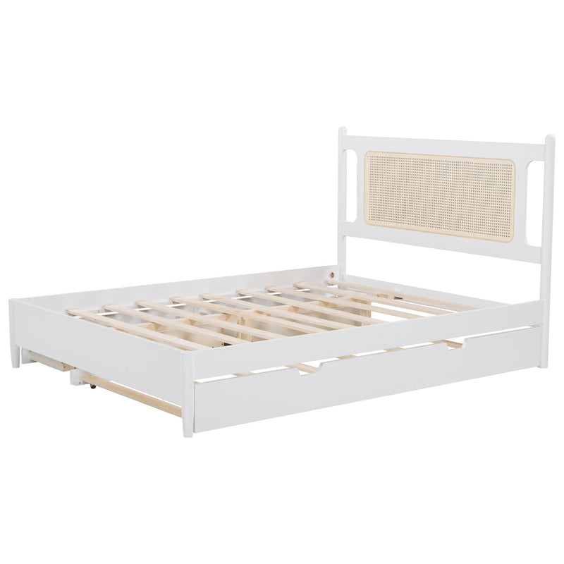 Platform Bed With 2 Big Drawers & Trundle by HouseOfZazla
