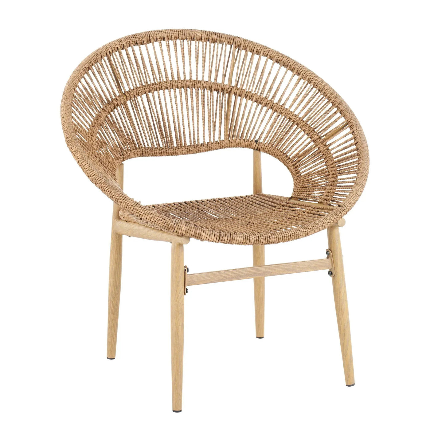 Cyril - Outdoor Papasan Style Dining Chair (Set of 2) by HouseOfZazla