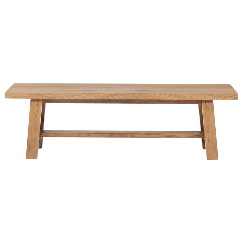 Middleton 60-inch Wood Backless Dining Bench Natural Brown by Unique Piece Furniture