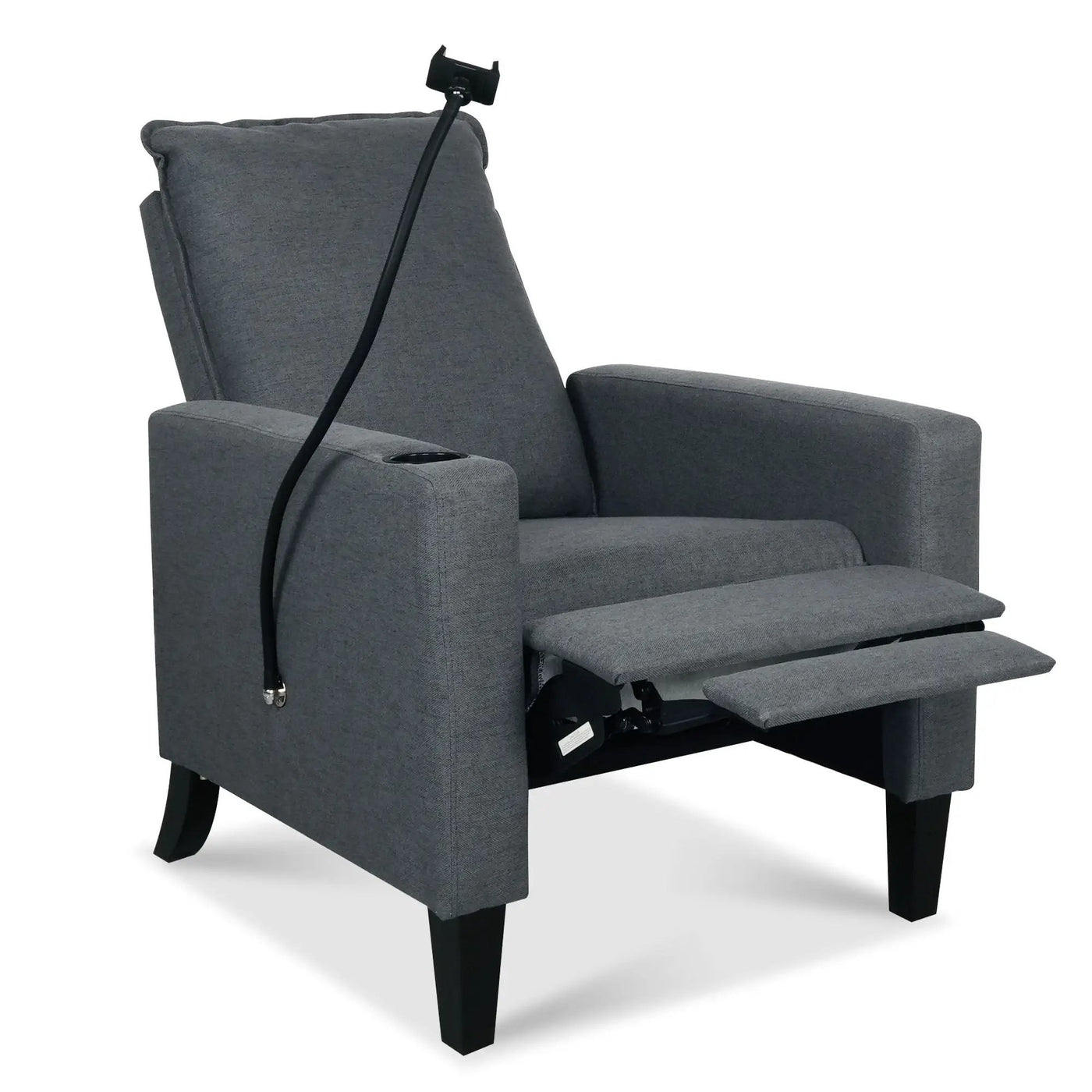 Recliner Chairs For Adults, Adjustable Recliner Sofa With Mobile Phone Holder & Cup Holder, Modern Reclining Chairs Fabric Push Back Recliner Chairs For Living Room, Bedroom by HouseOfZazla