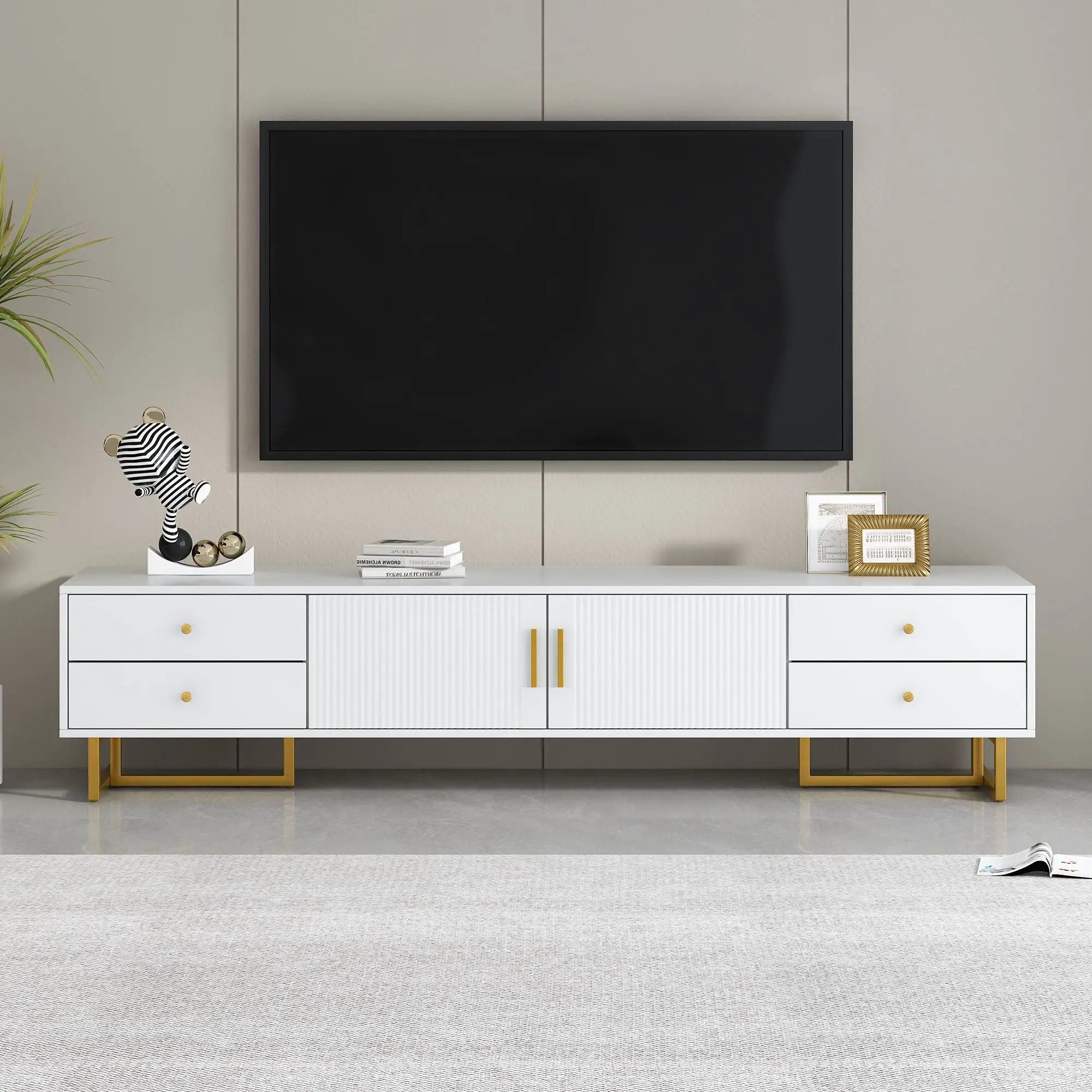 Modern TV Stand With Storage For Living Room by HouseOfZazla