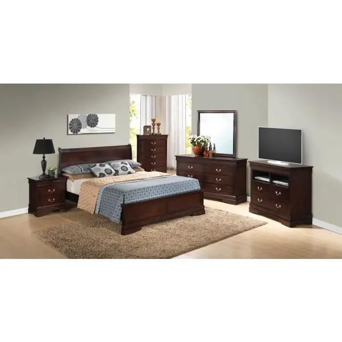 Sleigh Bed With Low Footboard by Unique Piece Furniture