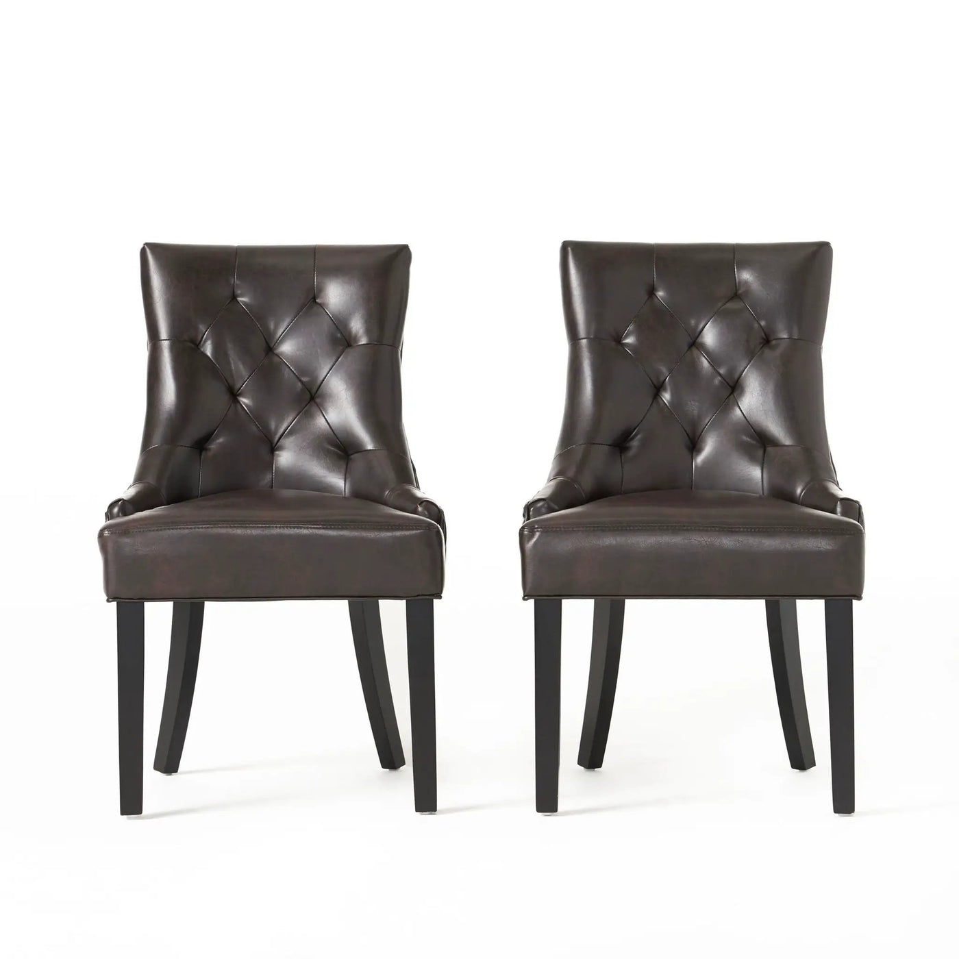 Contemporary Cheney Dining Chair Set with Tufted Design by HouseOfZazla