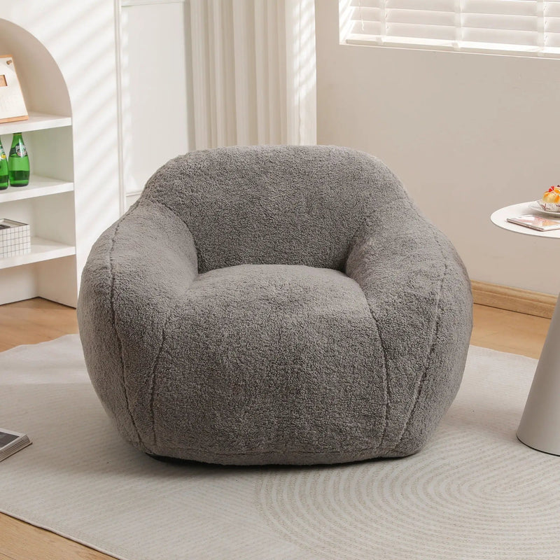 Giant Bean Bag Chair, Spacious Memory Foam With Armrests by HouseOfZazla
