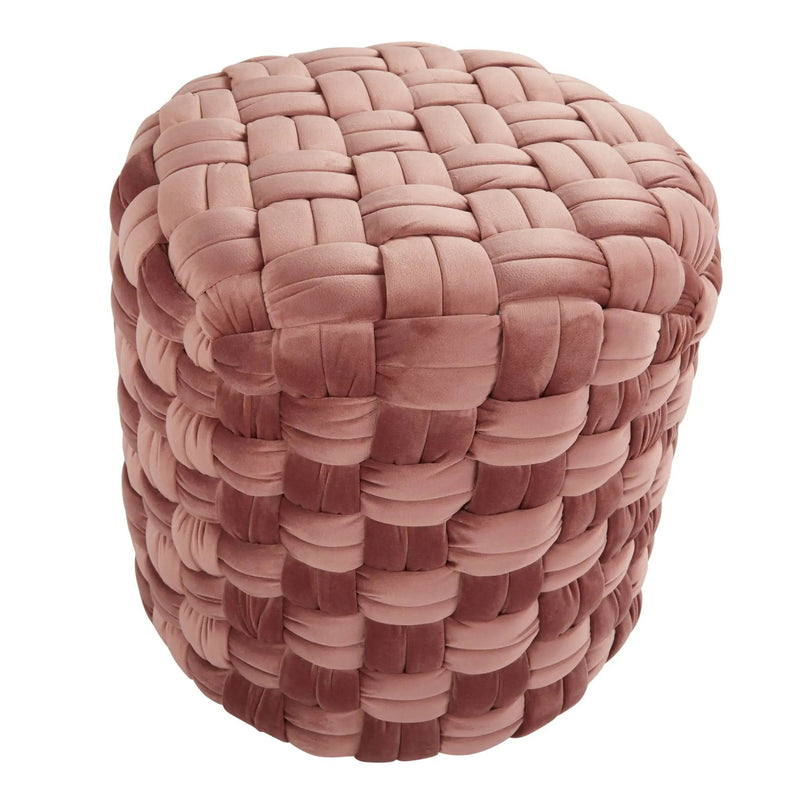 Braided - Versatile Round Ottoman by Unique Piece Furniture