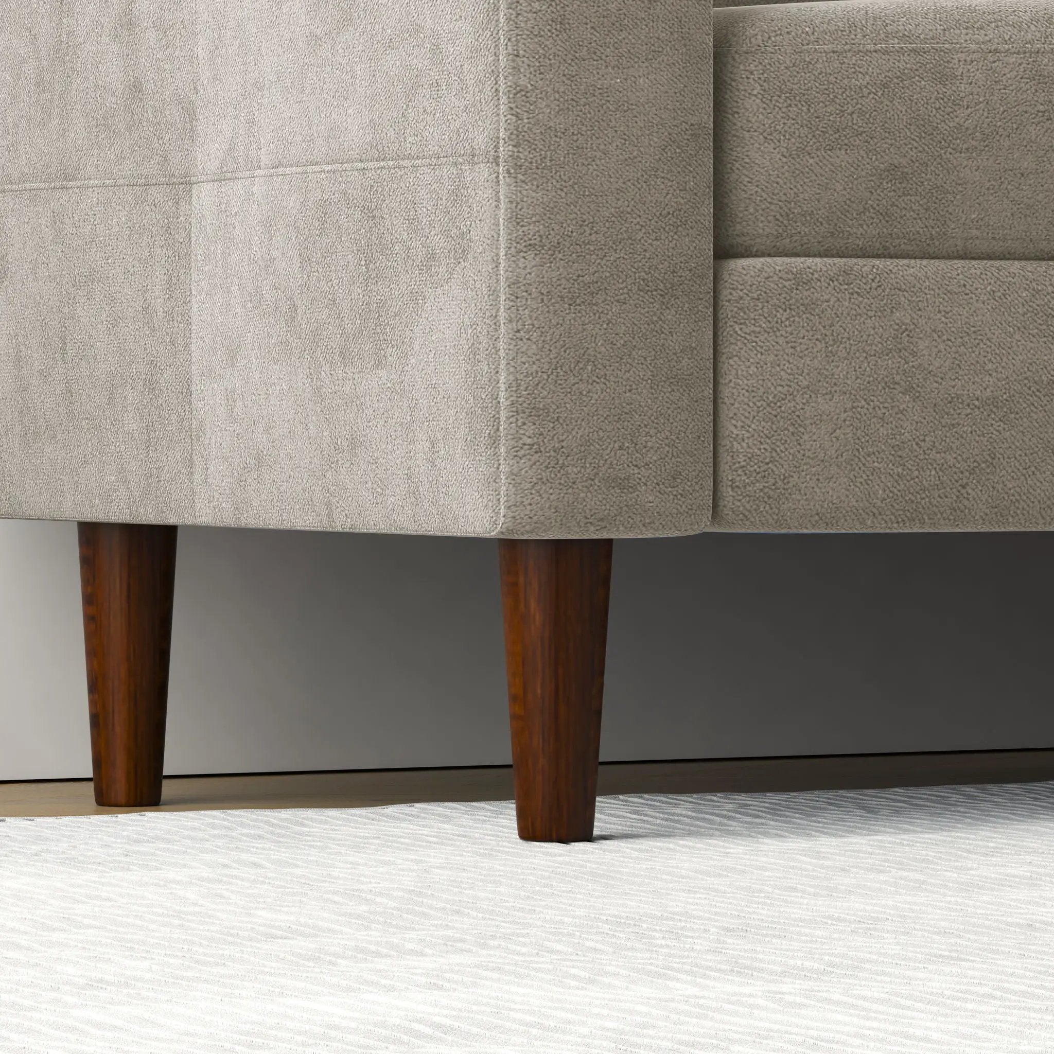 3 Seater Convertible Combination L Shaped Sofa With Footstools With Storage by Unique Piece Furniture