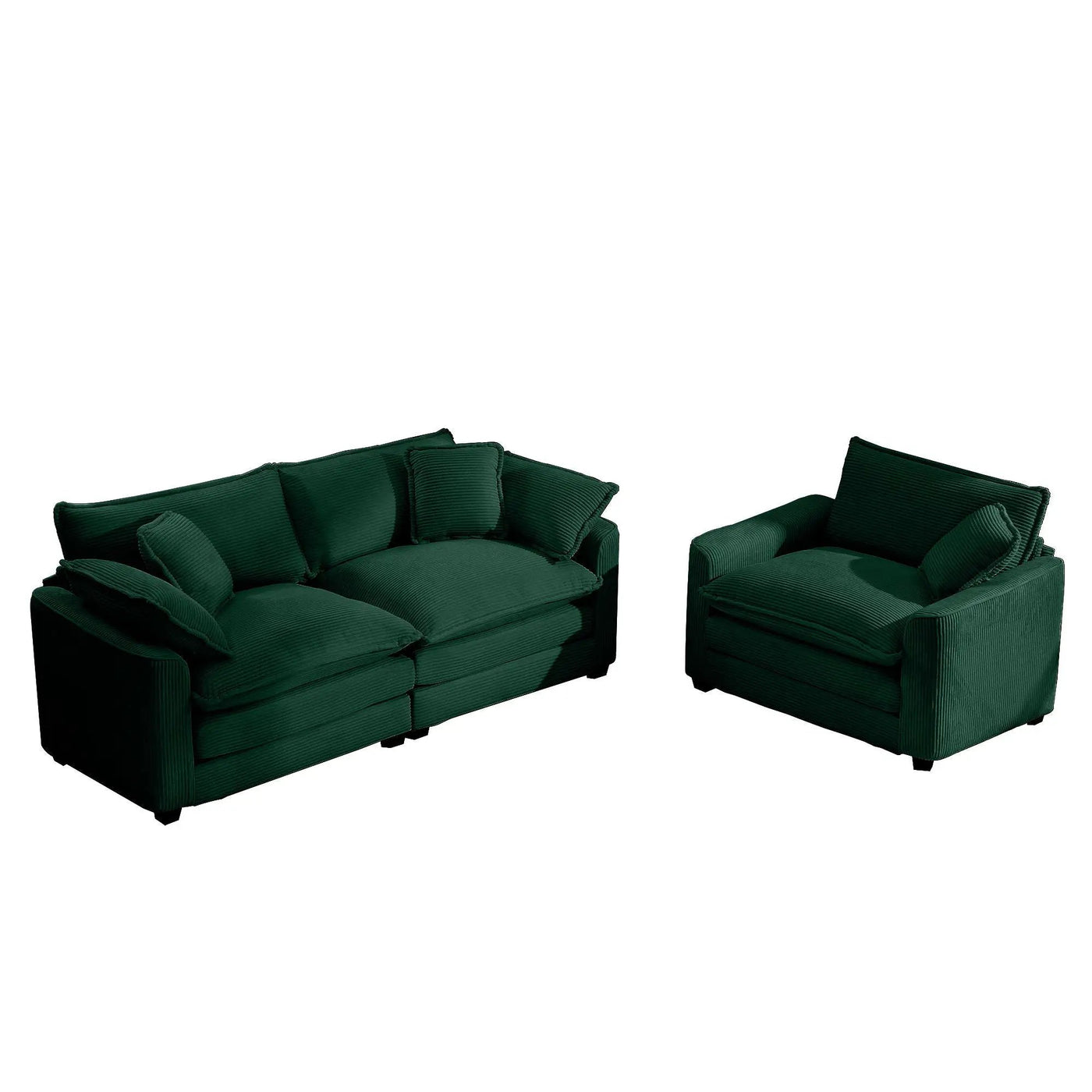 Elegant Oversized Sectional Sofa Set With Deep Seats And Flexible Layout by Unique Piece Furniture
