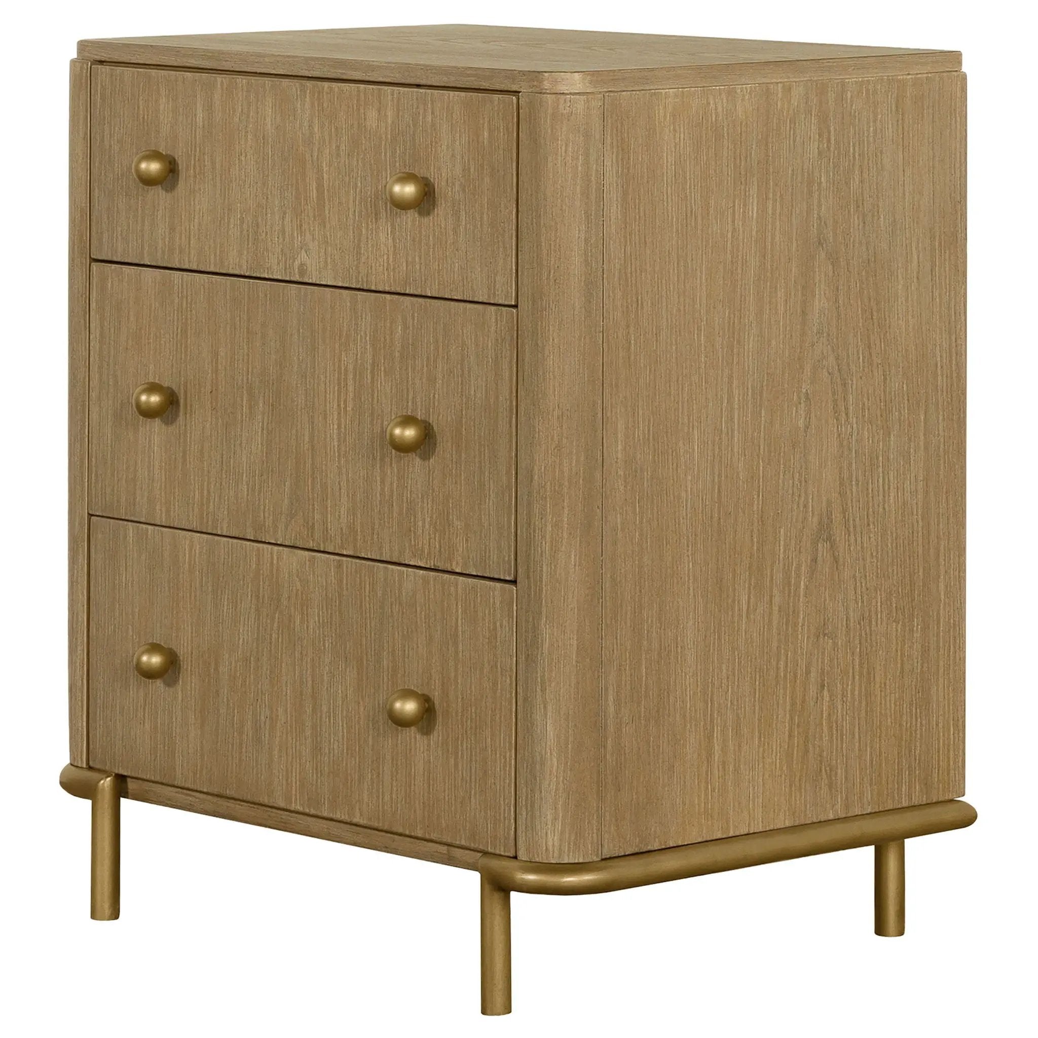 Arini 3-drawer Nightstand Sand Wash by Unique Piece Furniture