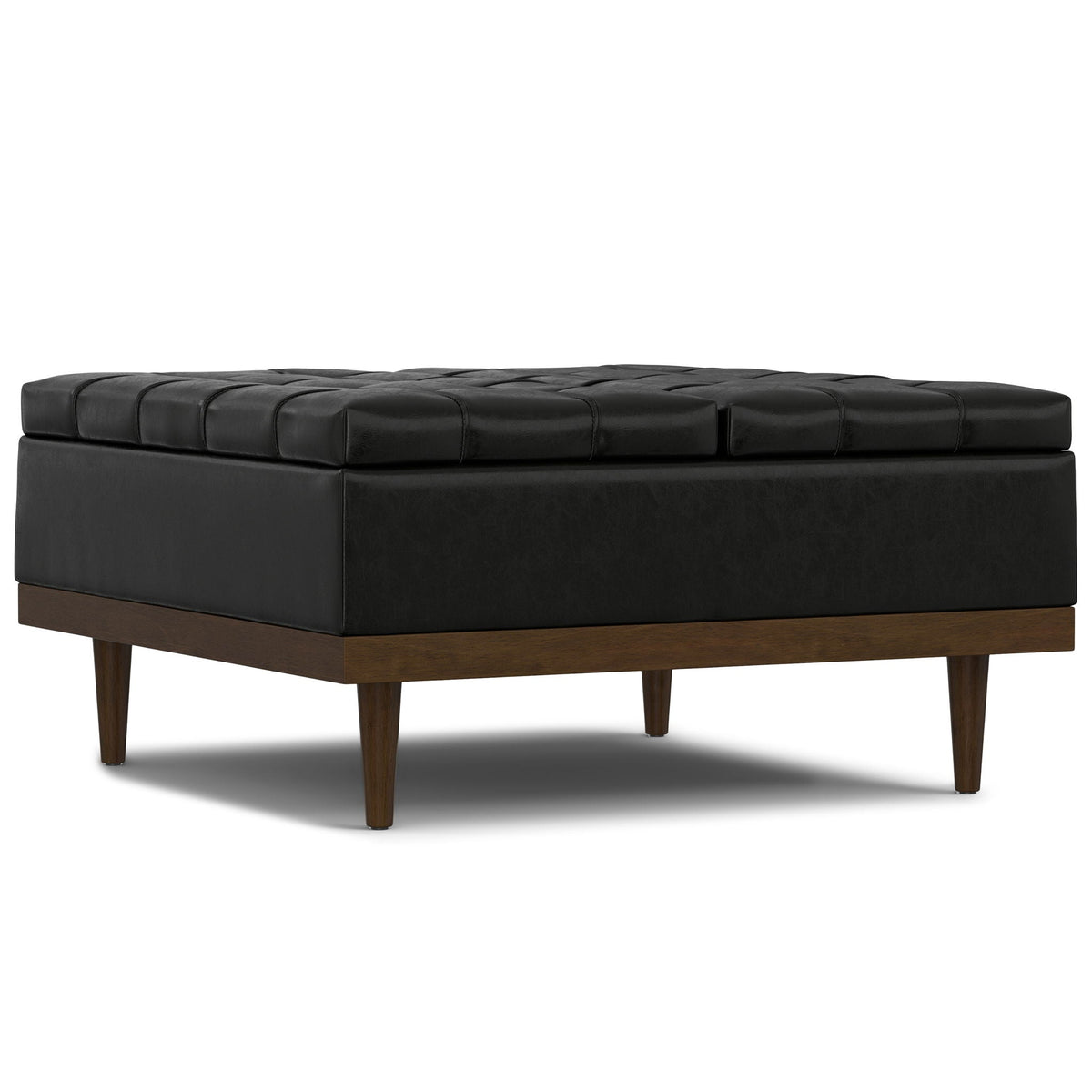 Upholstered Lift Top Table Storage Ottoman with Split Top - Multiple Colors, photo 9 of 35
